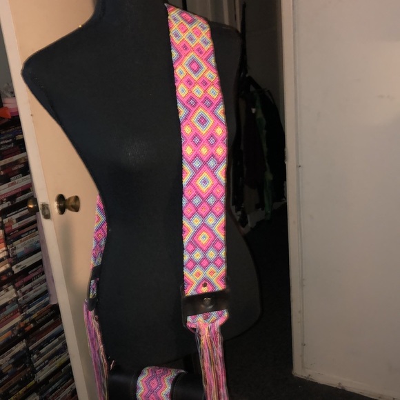 Handmade leather festival bag - Picture 4 of 15